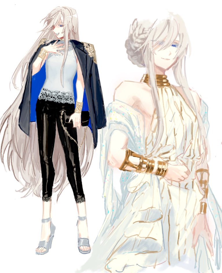 lucio and helel ben sahar (granblue fantasy) drawn by wahoosandalphon