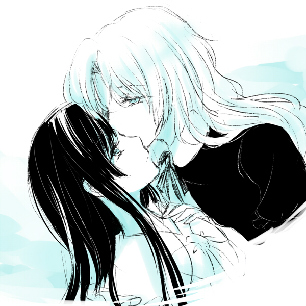 houraisan kaguya and yagokoro eirin (touhou) drawn by sui_(camellia)