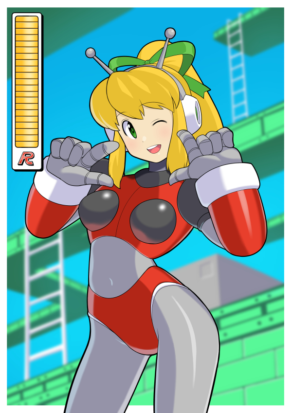 roll and hyper roll (mega man and 1 more) drawn by hypericum_(mppv1862)
