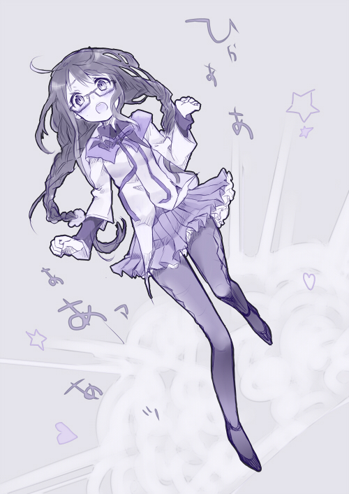 akemi homura (mahou shoujo madoka magica) drawn by mijinkouka