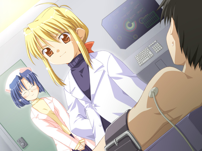 kinosaki yuu and kirishima kaho (trouble trap laboratory) drawn by kannazuki_genshi