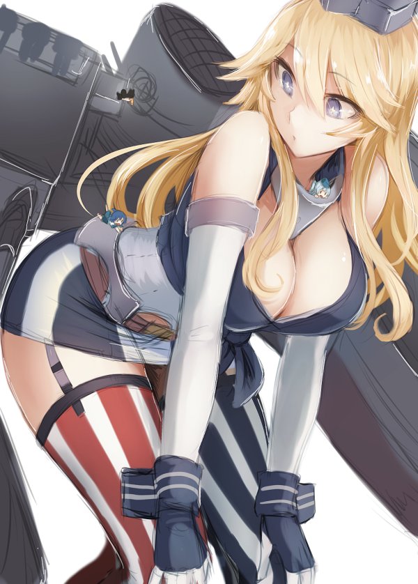 iowa and fairy (kantai collection) drawn by utopia_(utopiavl)