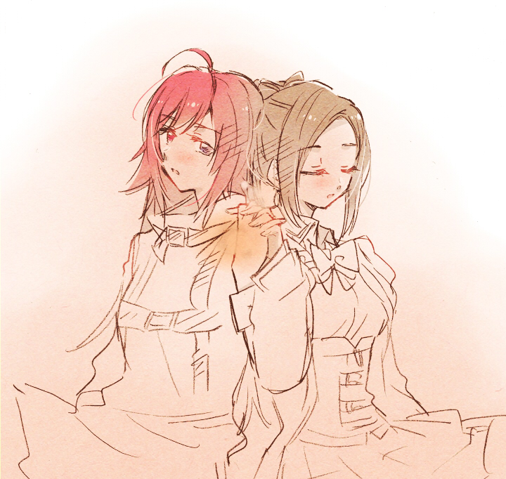 ichinomiya michaela himari and ??? (assault lily) drawn by santouka