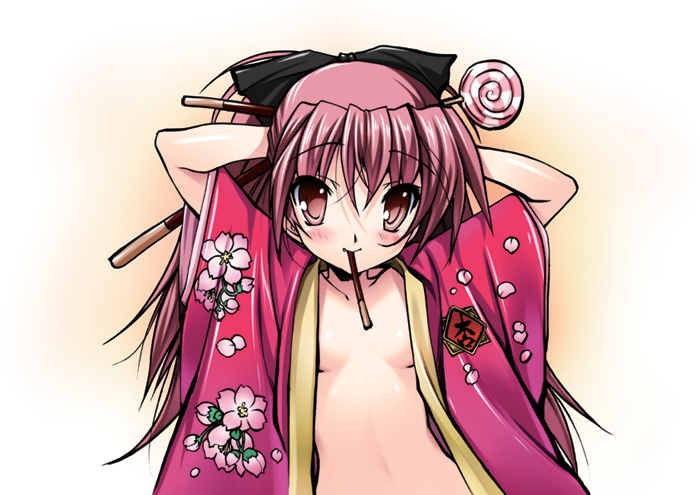 sakura kyoko (mahou shoujo madoka magica) drawn by senomoto_hisashi