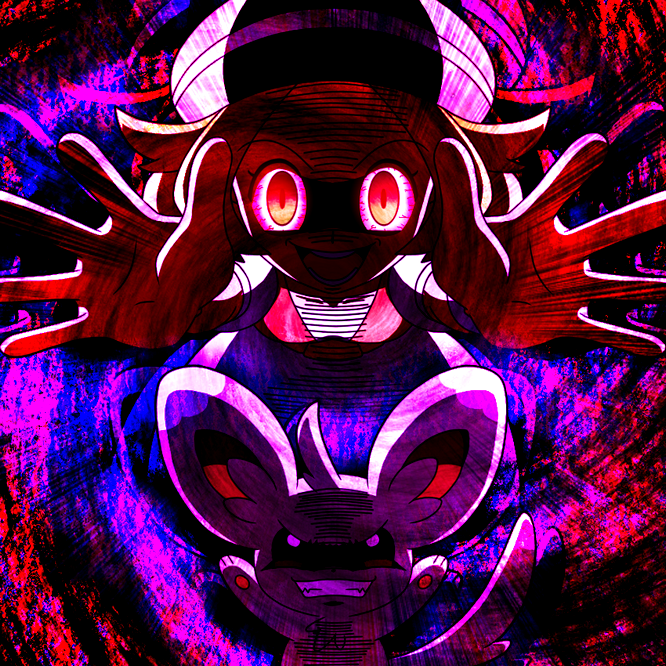 bianca and minccino (pokemon and 1 more) drawn by misterror