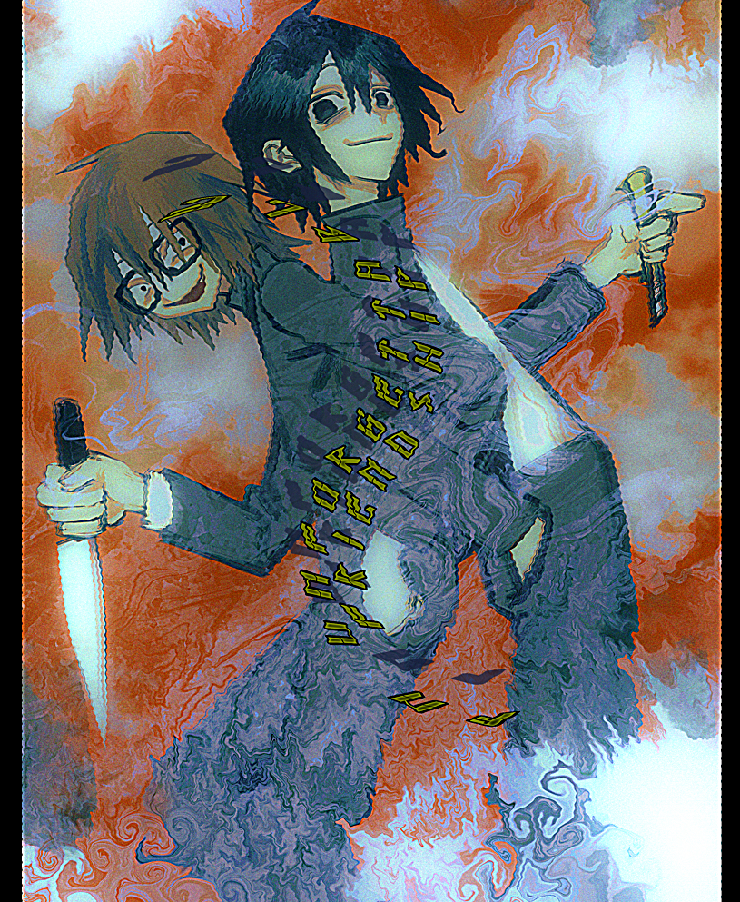 randal ivory and tsukada satoru (randal's friends) drawn by 0000k_lll