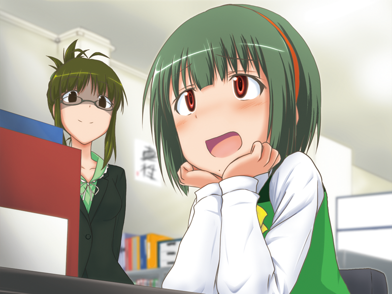 akizuki ritsuko and otonashi kotori (idolmaster) drawn by na-ru