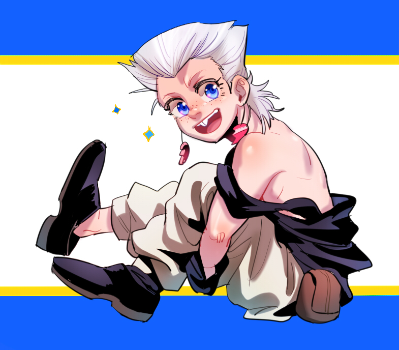 jean pierre polnareff (jojo no kimyou na bouken and 1 more) drawn by anzumame