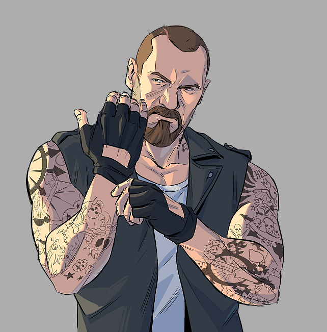 francis (left 4 dead and 1 more) drawn by utmbug