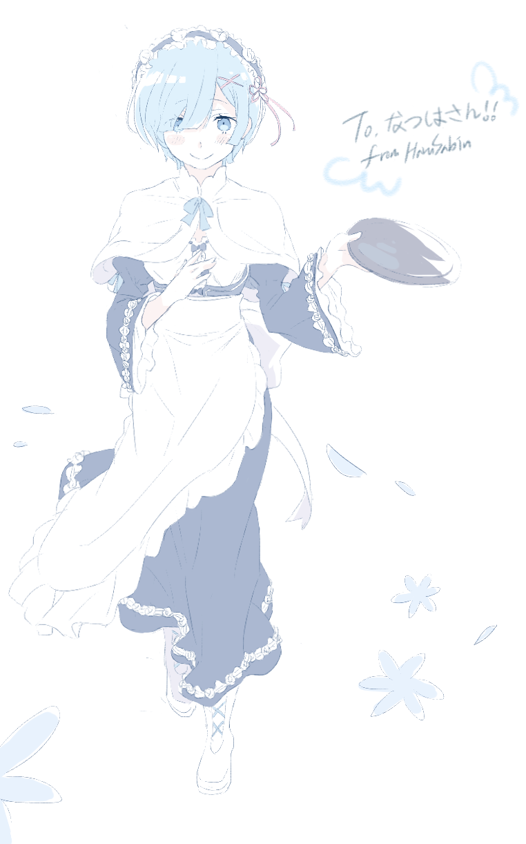 rem (re:zero kara hajimeru isekai seikatsu) drawn by harusabin