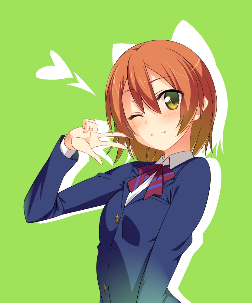 hoshizora rin (love live! and 1 more) drawn by gia_kon