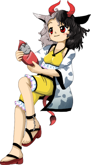 ushizaki urumi (touhou and 1 more) drawn by zun_(artist)