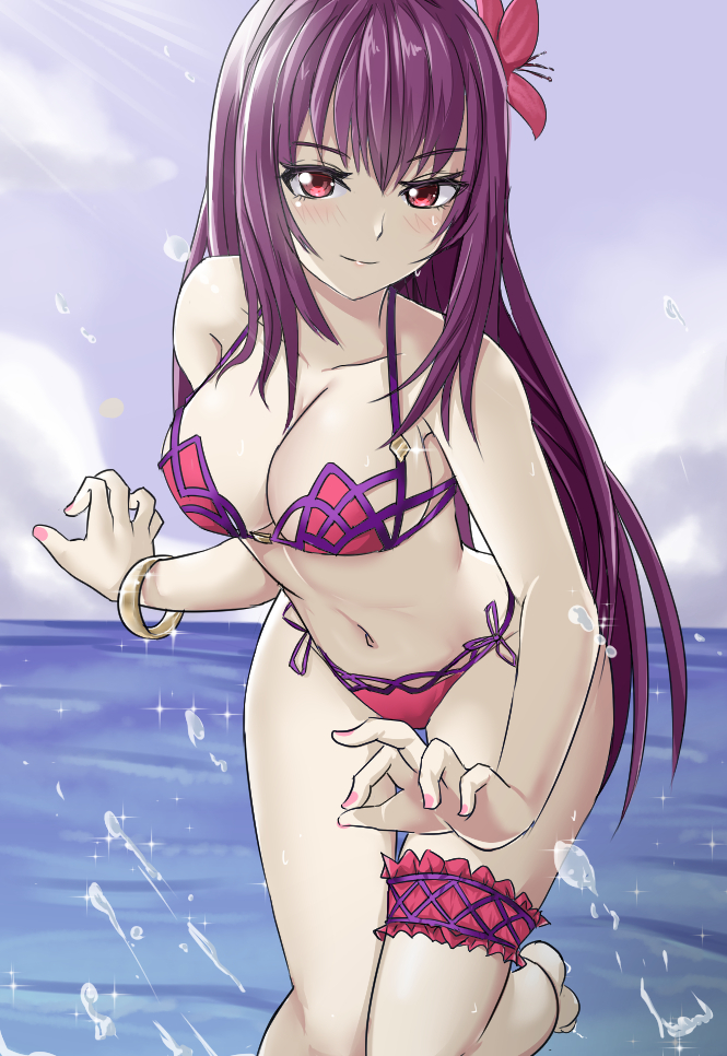 scathach (fate and 1 more) drawn by massie