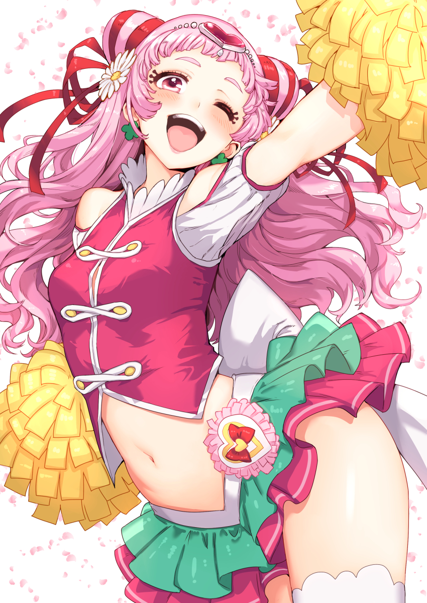nono hana and cure yell (precure and 1 more) drawn by whoosaku