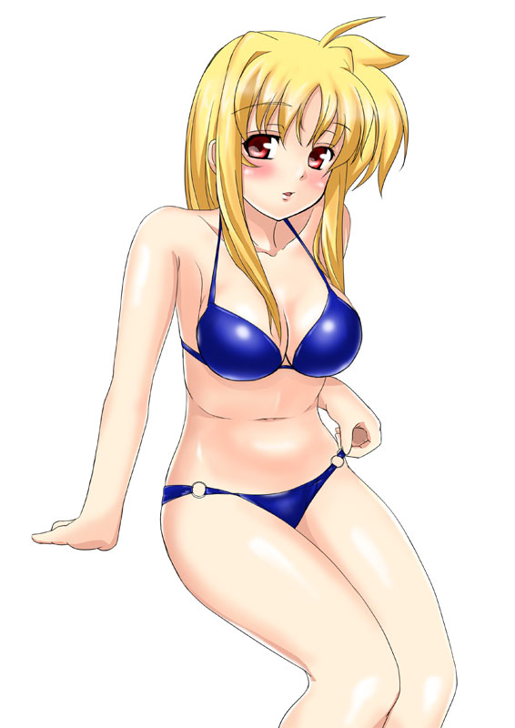 fate testarossa (lyrical nanoha and 1 more) drawn by nagii