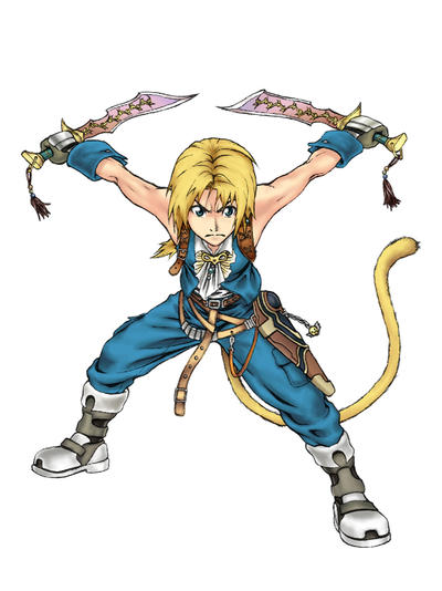 zidane tribal (final fantasy and 1 more) drawn by oninnivrek