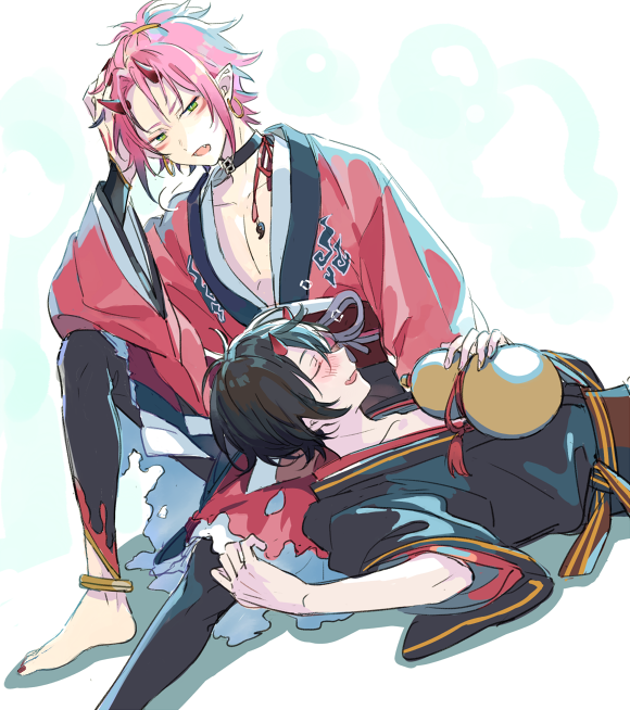 sakuma ritsu and isara mao (ensemble stars!) drawn by seuga