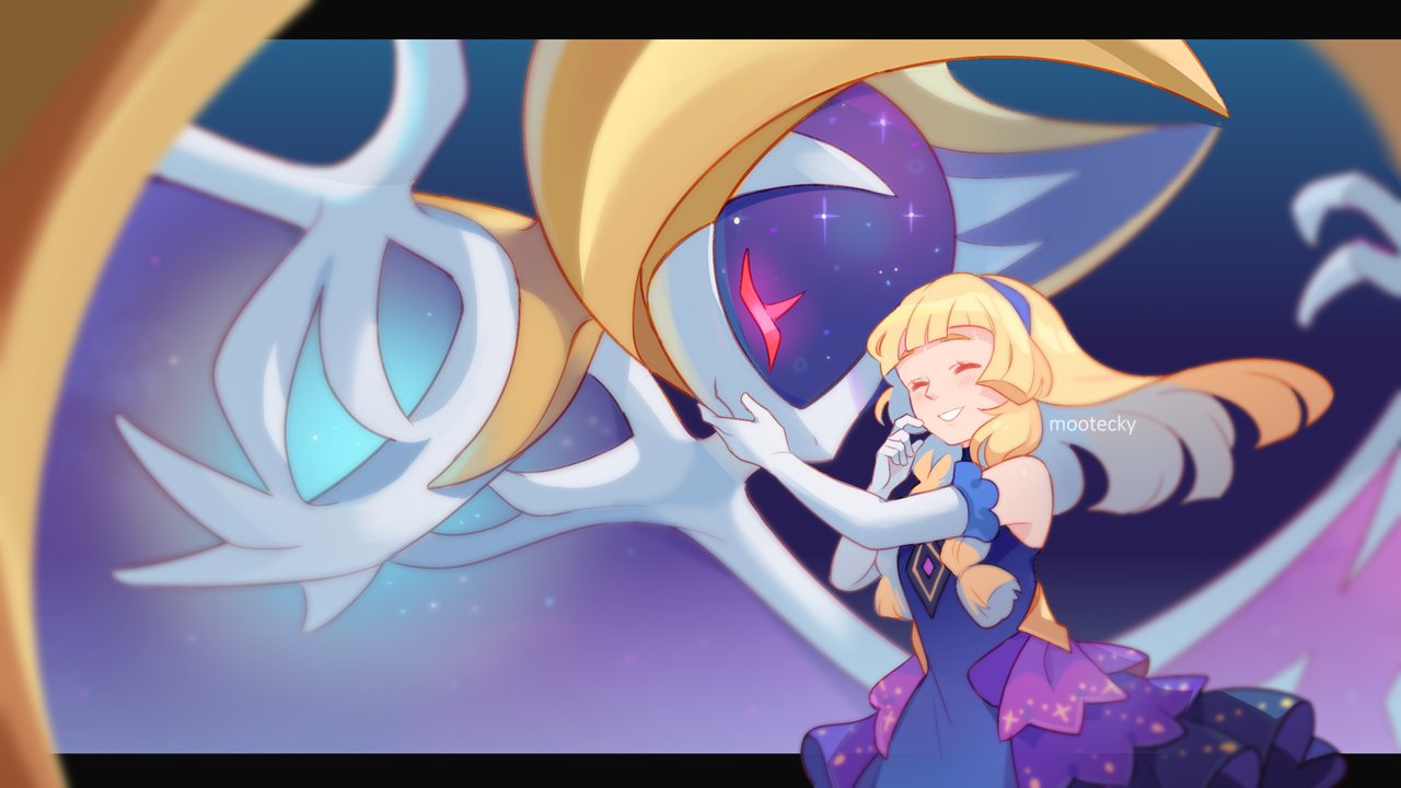 lillie, lunala, and lillie (pokemon and 2 more) drawn by mootecky | Danbooru
