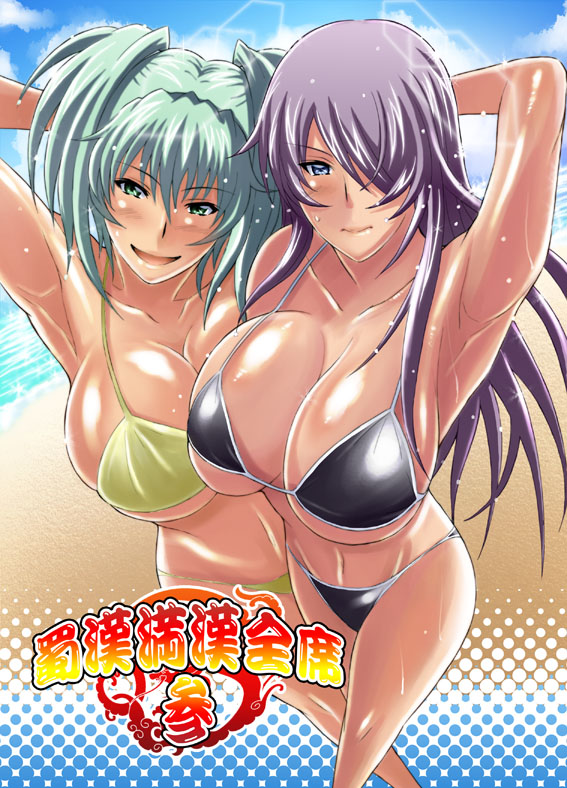 kan'u unchou and ryofu housen (ikkitousen) drawn by haikawa_hemlen
