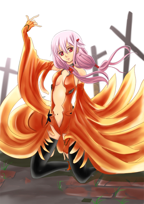 yuzuriha inori (guilty crown) drawn by takuno_y