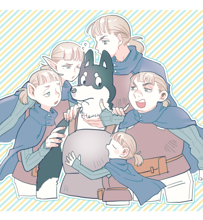 mickbell tomas and kuro (dungeon meshi) drawn by dai1324
