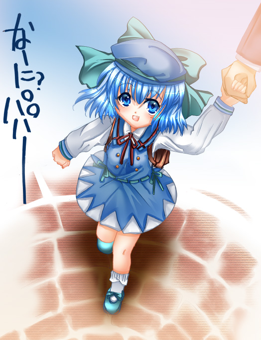 cirno (touhou) drawn by sakayaki_(burning_soul)