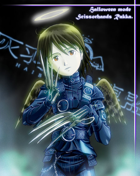 rakka (haibane renmei and 1 more) drawn by aaru_sentou_shuudan