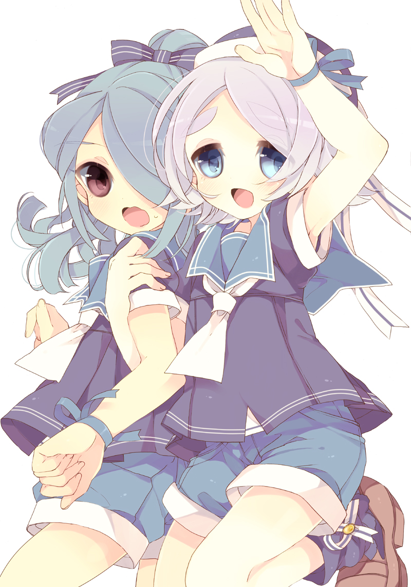 kazemaru ichirouta and fubuki shirou (inazuma eleven) drawn by moriyama_shijimi