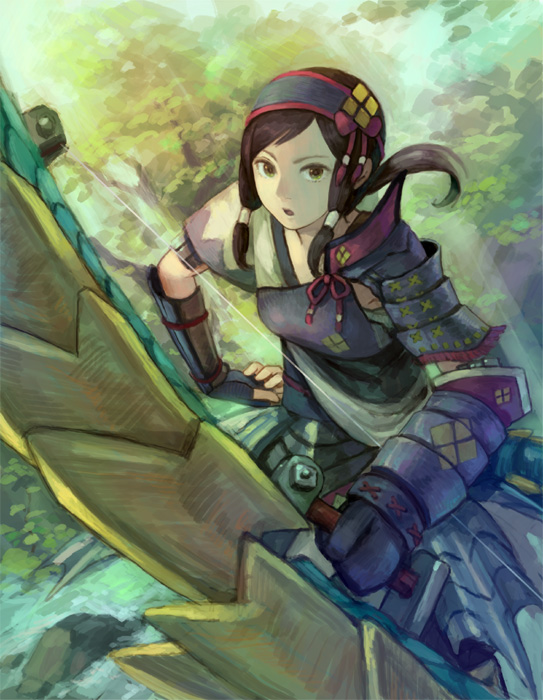 monster hunter (monster hunter and 1 more) drawn by hiko_(scape)