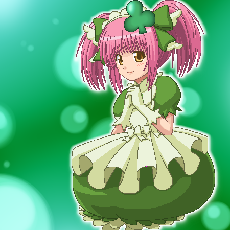 hinamori amu and amulet clover (shugo chara!) drawn by awa
