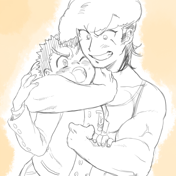 ishimaru kiyotaka and owada mondo (danganronpa and 1 more) drawn by kureizawa