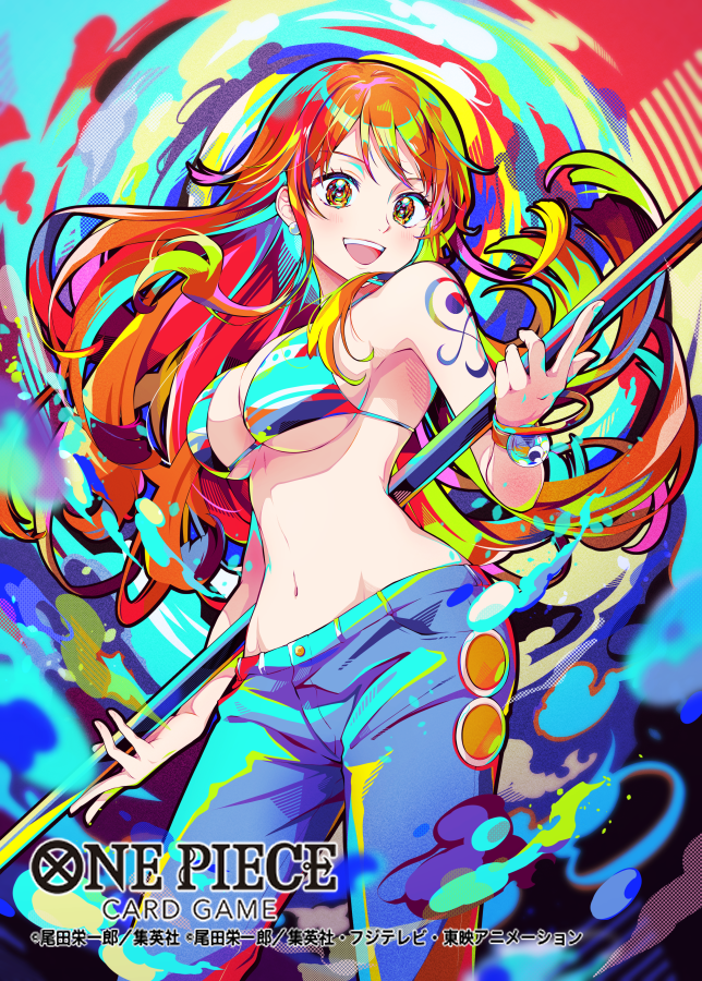 nami (one piece and 1 more) drawn by shachi_no_maru