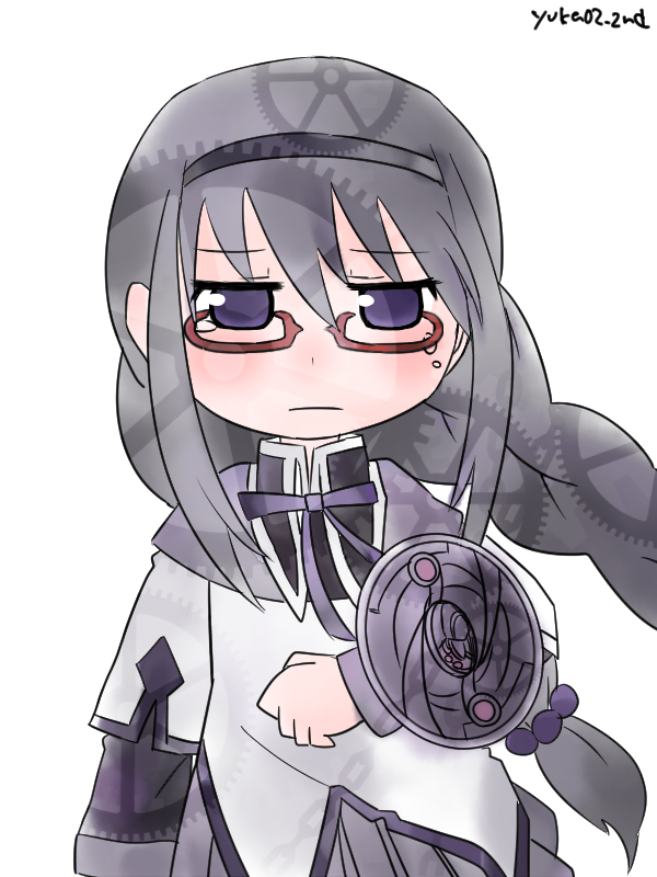 akemi homura (mahou shoujo madoka magica) drawn by yukasuke