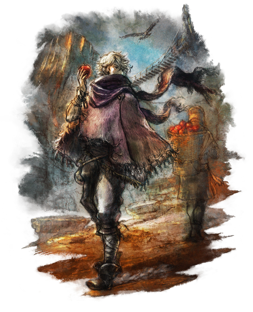 therion (octopath traveler and 2 more) drawn by ikusy