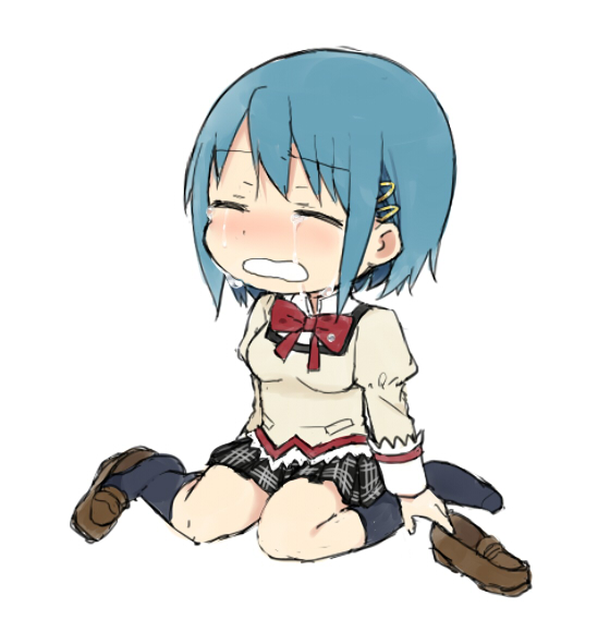 miki sayaka (mahou shoujo madoka magica) drawn by tsuduya_(knt31)