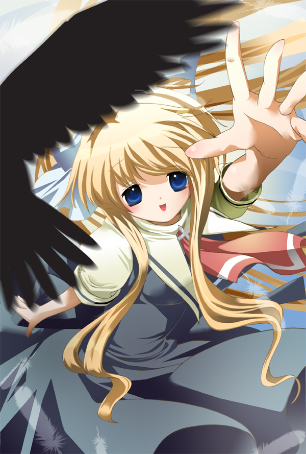 kamio misuzu and sora (air) drawn by harumi_kazu