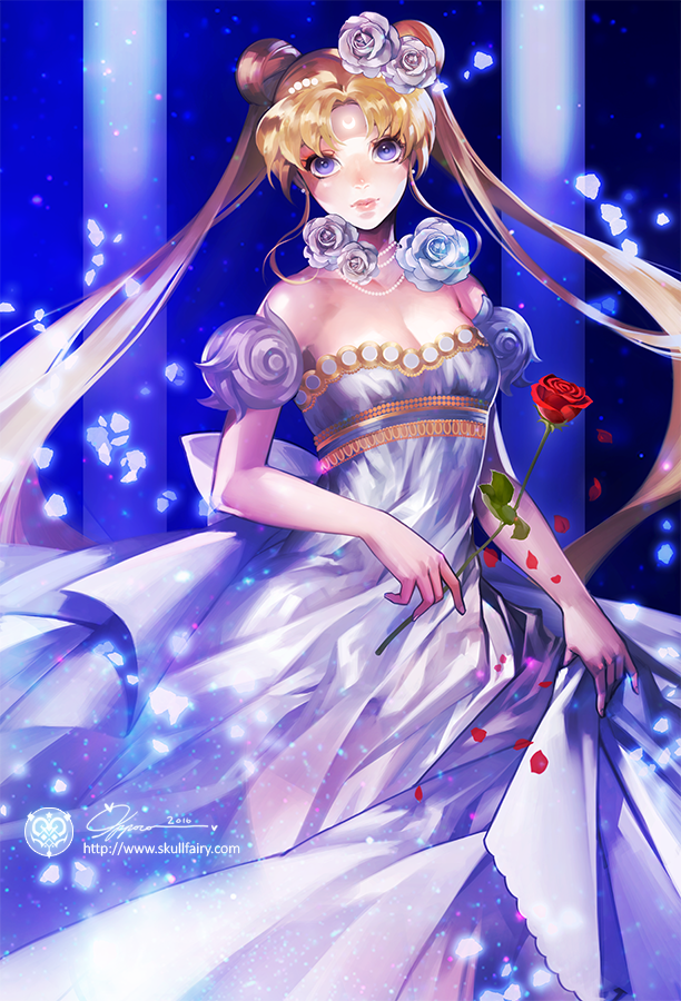 tsukino usagi and princess serenity (bishoujo senshi sailor moon) drawn by ippus
