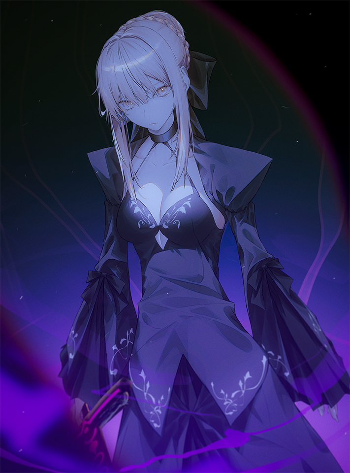 artoria pendragon and saber alter (fate and 3 more) drawn by fov_ps