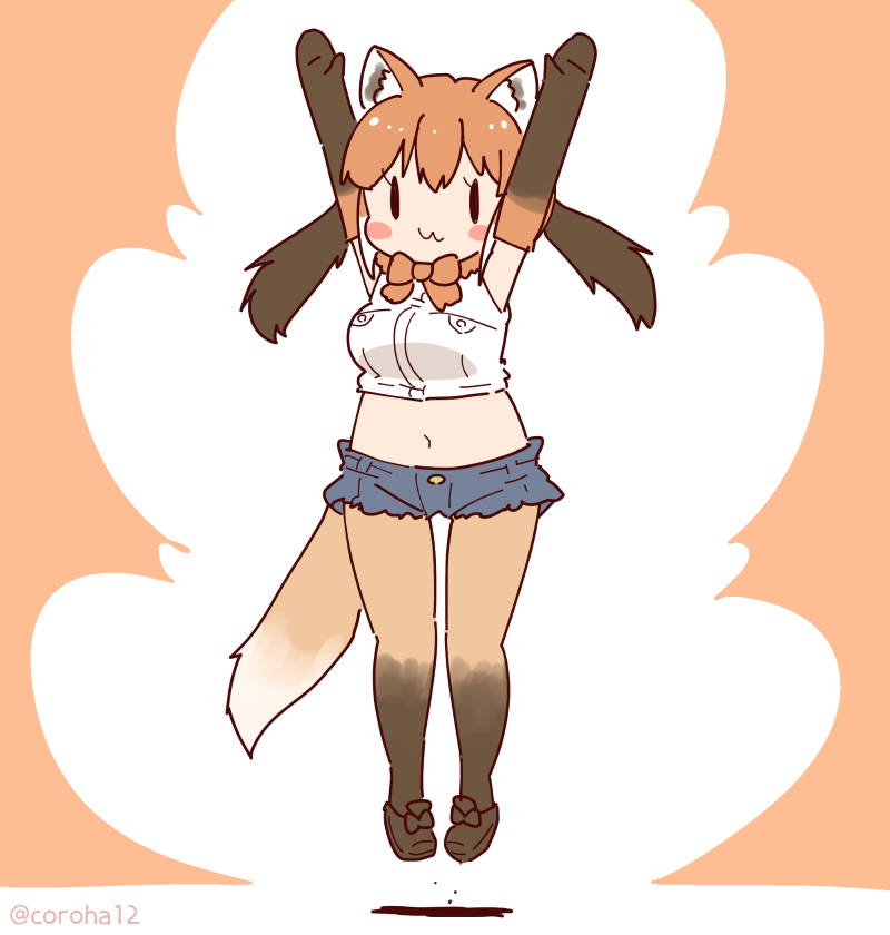 maned wolf (kemono friends and 1 more) drawn by coroha