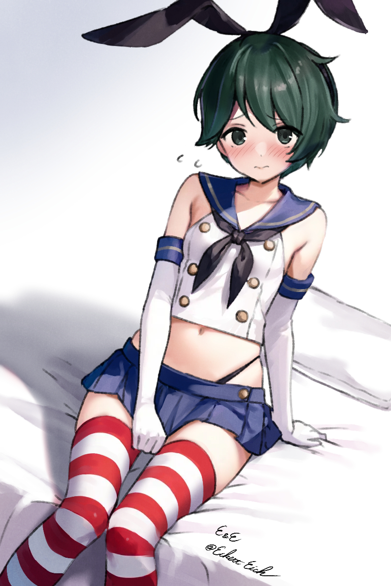 shimakaze and mogami (kantai collection) drawn by eckert&eich