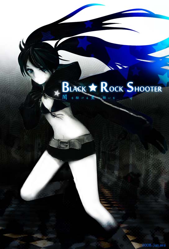 black rock shooter (black rock shooter) drawn by aira129