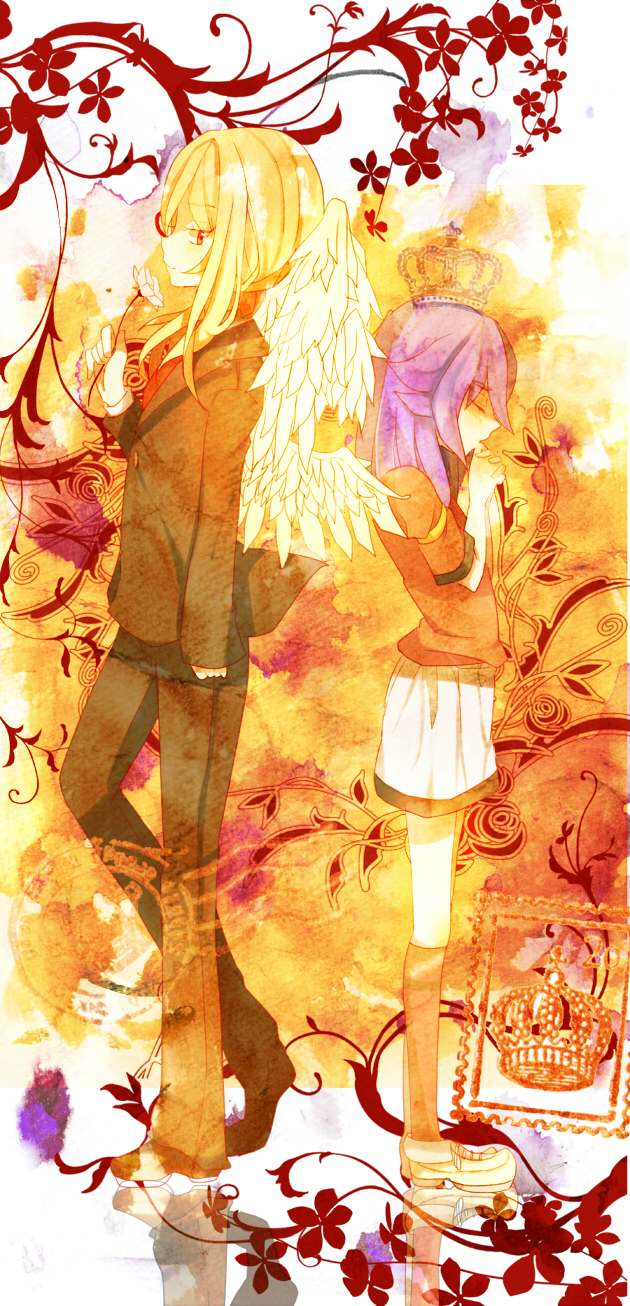 afuro terumi and kishibe taiga (inazuma eleven and 1 more) drawn by kaino