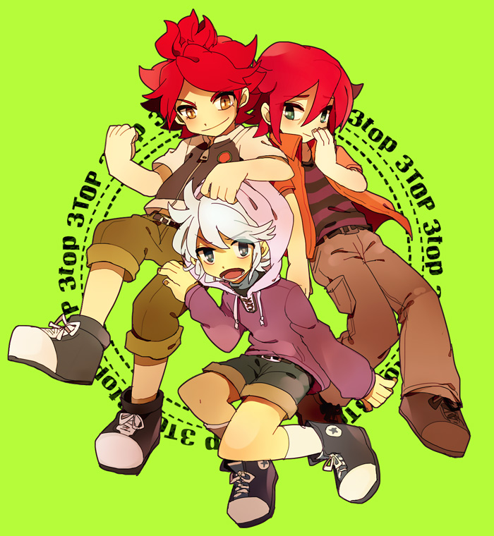 kiyama hiroto, nagumo haruya, and suzuno fuusuke (inazuma eleven) drawn by oru_(hone_oru)