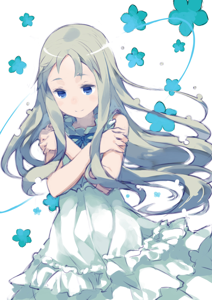 honma meiko (ano hi mita hana no namae wo bokutachi wa mada shiranai.) drawn by yasu