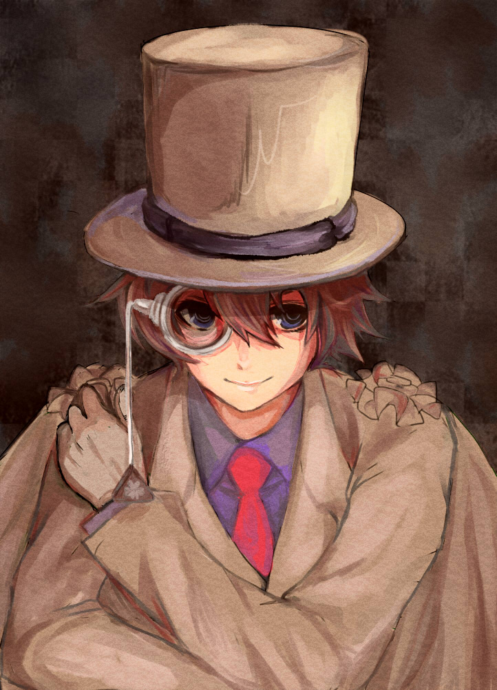 kaitou kid (meitantei conan and 1 more) drawn by cavocha