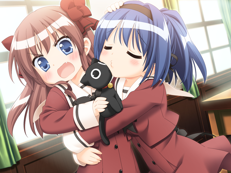yuuki amane and hanemura kaori (sono hanabira ni kuchizuke wo and 1 more) drawn by kani_biimu