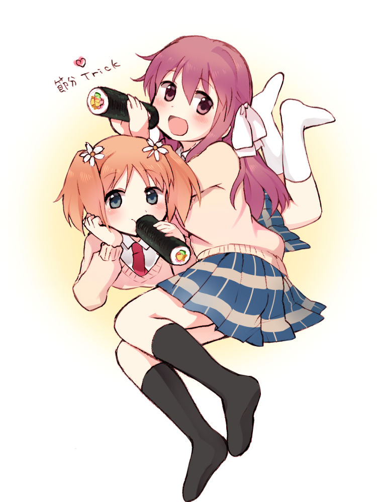 takayama haruka and sonoda yuu (sakura trick) drawn by tarabagani