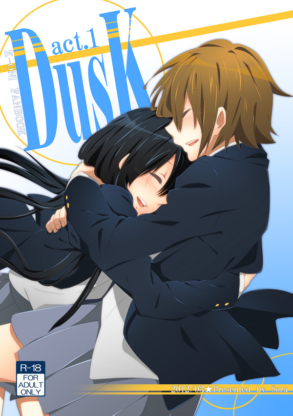 akiyama mio and tainaka ritsu (k-on!) drawn by sora_(sky_s04)