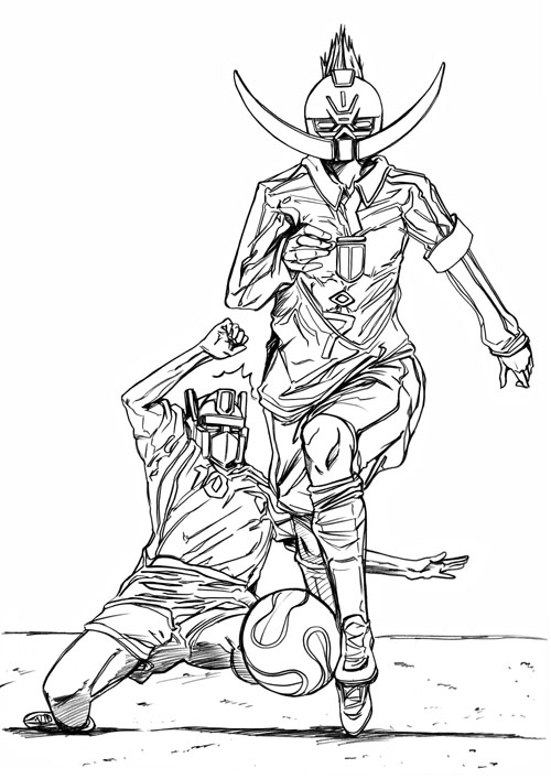 optimus prime and turn a gundam (gundam and 5 more) drawn by morisoban