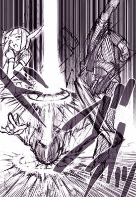 ryu, hortensia, and jezuit (breath of fire and 1 more) drawn by dr.p